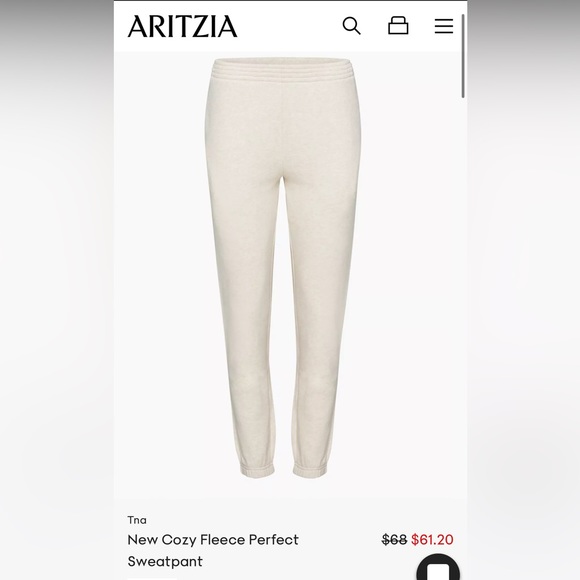 Tna - Cozy AF - Fleece Sweatpant - Picture 2 of 13